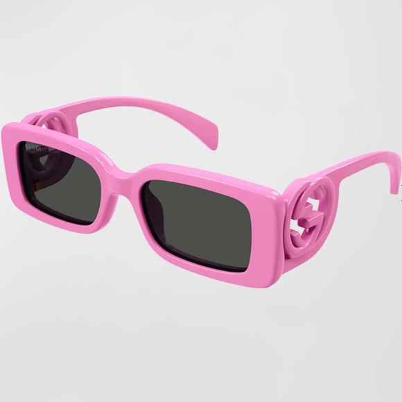 Gucci Accessories - NWT Monochrome GG Rectangle Acetate Sunglasses